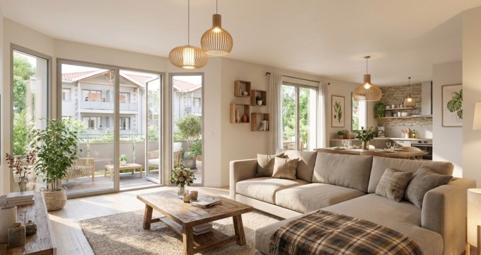Achat / Vente appartement neuf Audenge à deux pas du Bassin d’Arcachon (33980) - Réf. 13857
