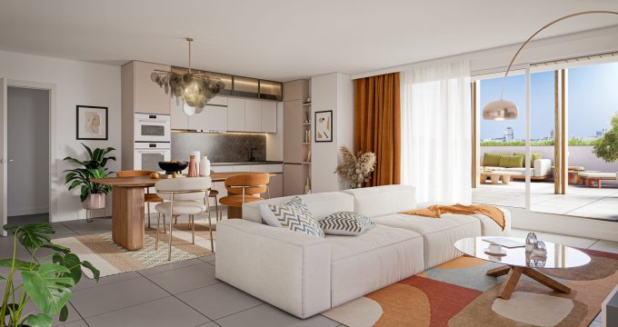 Achat / Vente appartement neuf Bordeaux au cœur de Deschamps Belvédère (33000) - Réf. 13202