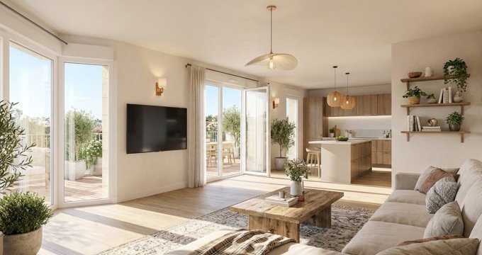 Achat / Vente appartement neuf Salaunes à 30 minutes de Bordeaux (33160) - Réf. 13835