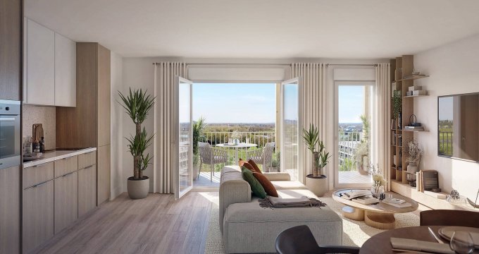 Achat / Vente appartement neuf Villenave-d'Ornon face à la future place du marché (33140) - Réf. 12426