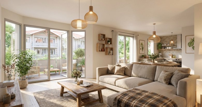Achat / Vente appartement neuf Audenge à deux pas du Bassin d’Arcachon (33980) - Réf. 13857