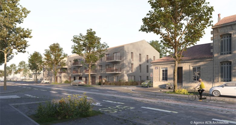 Achat / Vente appartement neuf Bègles à deux pas de la ligne de tramway C (33130) - Réf. 12904