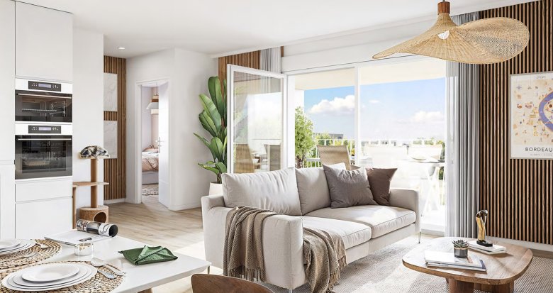 Achat / Vente appartement neuf Bordeaux à 4 minutes à pied de l’arrêt de tramway (33000) - Réf. 12855