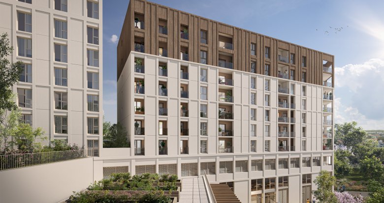 Achat / Vente appartement neuf Bordeaux à 8 min à pied du tramway Carle Vernet (33000) - Réf. 9196
