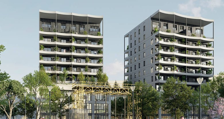 Achat / Vente appartement neuf Bordeaux Armagnac en lisière du nouveau parc (33000) - Réf. 6360