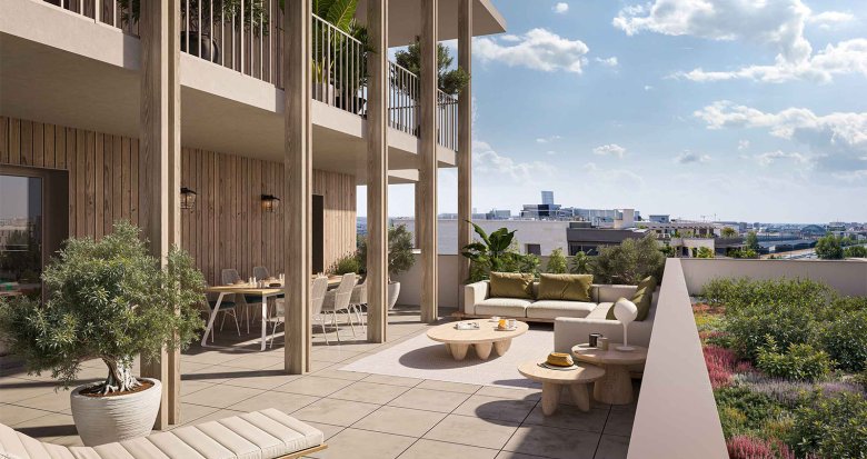 Achat / Vente appartement neuf Bordeaux au cœur de Deschamps Belvédère (33000) - Réf. 13202