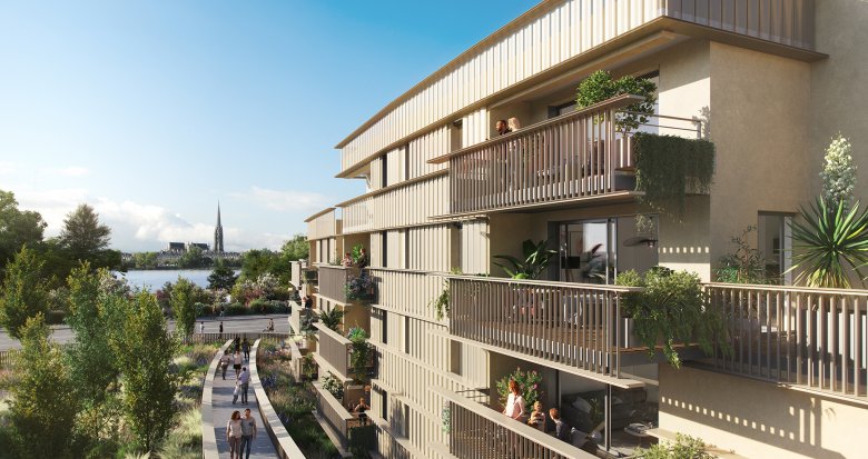 Achat / Vente appartement neuf Bordeaux au pied du parc des Berges de la Garonne (33000) - Réf. 9202