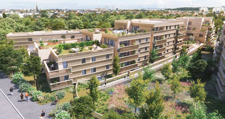 Achat / Vente appartement neuf Bordeaux au pied du parc des Berges de la Garonne (33000) - Réf. 9202