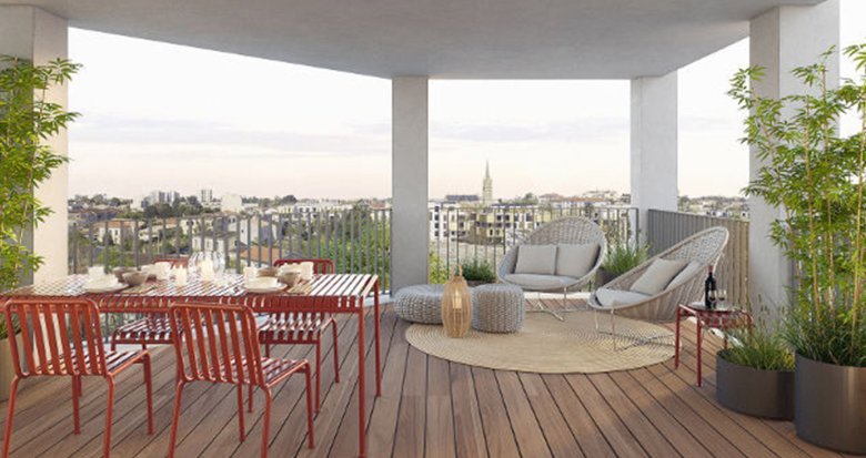 Achat / Vente appartement neuf Bordeaux Caudéran à 500m de l'Eglise Saint Amand (33000) - Réf. 13684