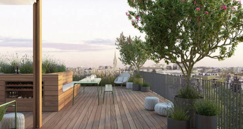 Achat / Vente appartement neuf Bordeaux Caudéran à 500m de l'Eglise Saint Amand (33000) - Réf. 13684