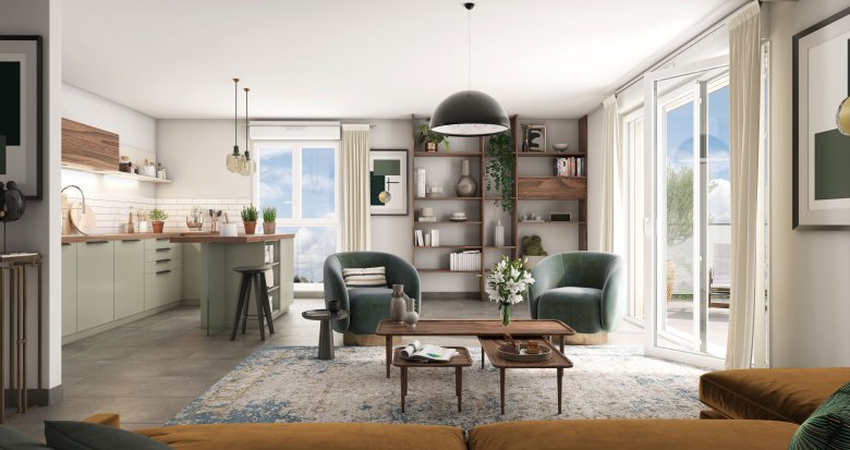 Achat / Vente appartement neuf Bordeaux proche des places d’Armagnac et Ferdinand Buisson (33000) - Réf. 9198