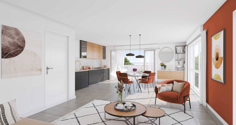 Achat / Vente appartement neuf Bruges à 550m du tramway ligne C et du Parc Ausone (33520) - Réf. 12189
