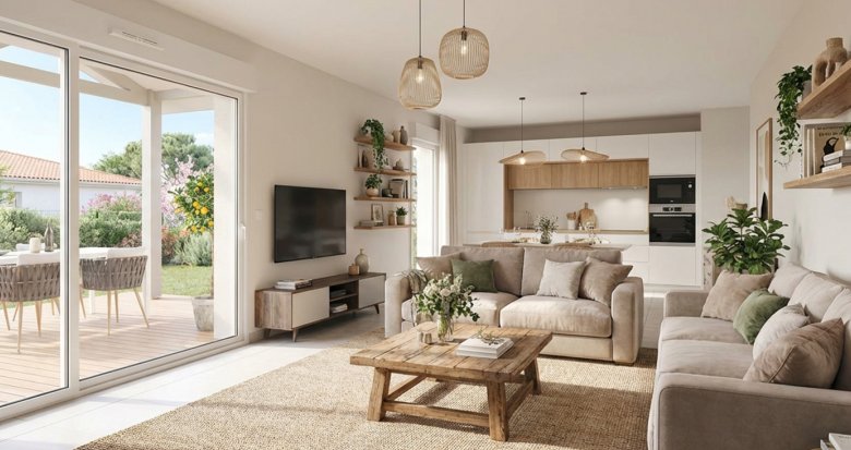 Achat / Vente appartement neuf La Teich adresse d’exception à 3.5 km de la plage du Teich (33470) - Réf. 13868