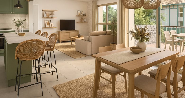 Achat / Vente appartement neuf Le Barp à 30 min de Bordeaux et du Bassin d’Arcachon (33114) - Réf. 13674