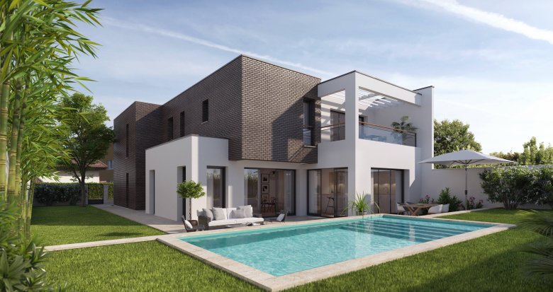 Achat / Vente appartement neuf Le Bouscat maisons individuelles avec piscine (33110) - Réf. 8040