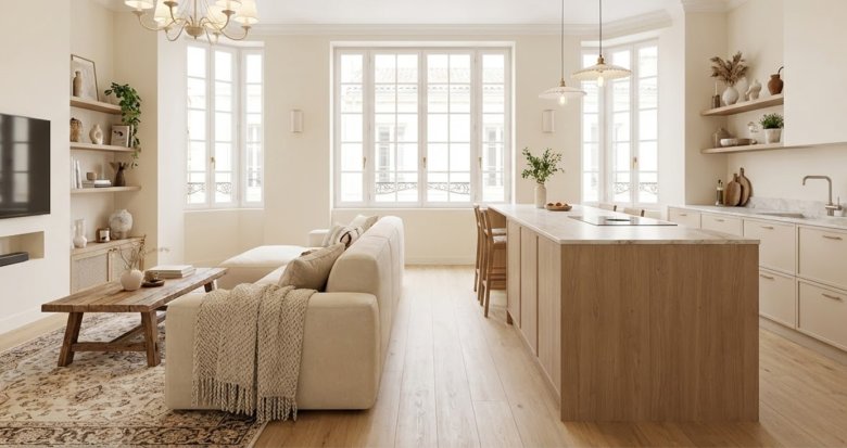 Achat / Vente appartement neuf Libourne réhabilitation cœur de ville au sein de la Bastide (33500) - Réf. 13841