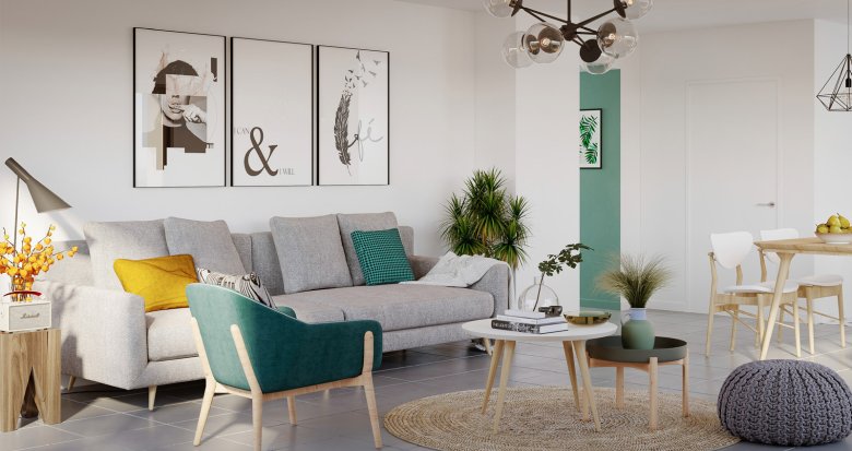 Achat / Vente appartement neuf Lormont proche du parc de l’Ermitage (33310) - Réf. 13077