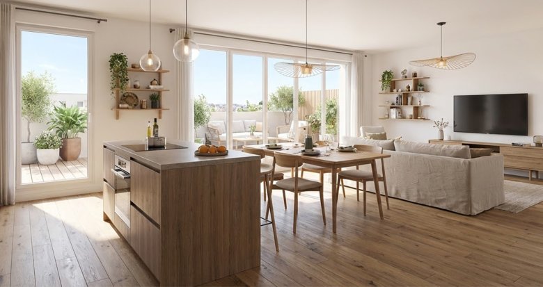 Achat / Vente appartement neuf Lormont rive droite à 1 min à pied du tramway A (33310) - Réf. 13838