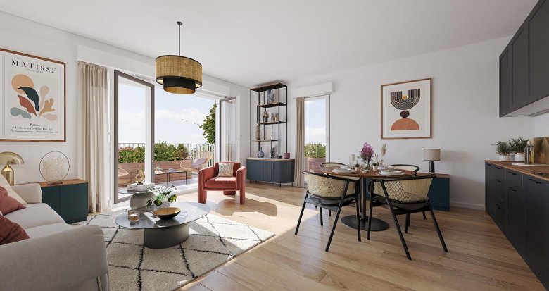 Achat / Vente appartement neuf Salles à deux pas des rives de l’Eyre et du centre-ville (33770) - Réf. 13168