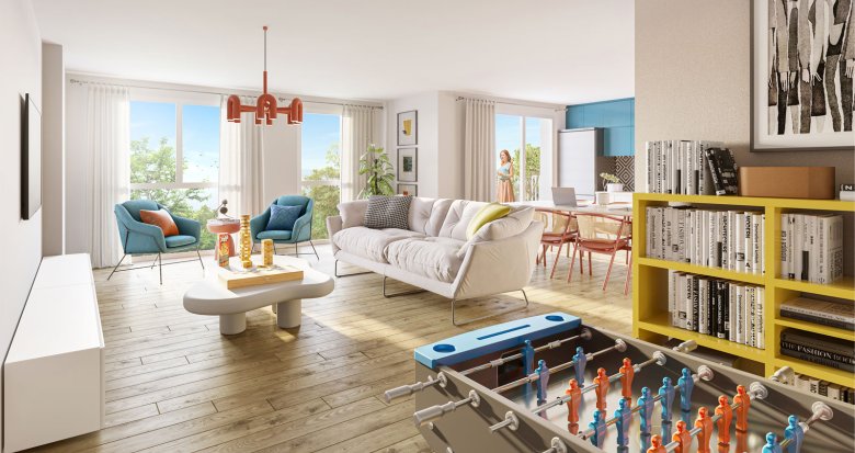 Achat / Vente appartement neuf Talence résidence étudiante à 5 min à pied Université de Bordeaux (33400) - Réf. 12283