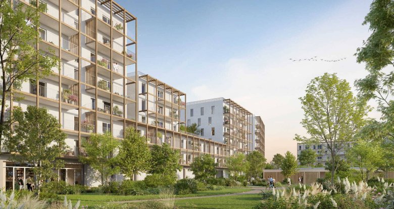 Achat / Vente appartement neuf Villenave-d'Ornon face à la future place du marché (33140) - Réf. 12426