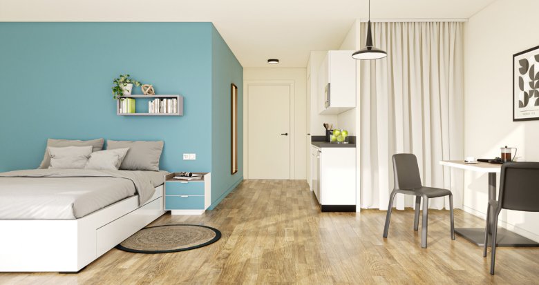 Achat / Vente appartement neuf Villenave-d’Ornon résidence étudiante à 20 min en bus du campus (33140) - Réf. 12765