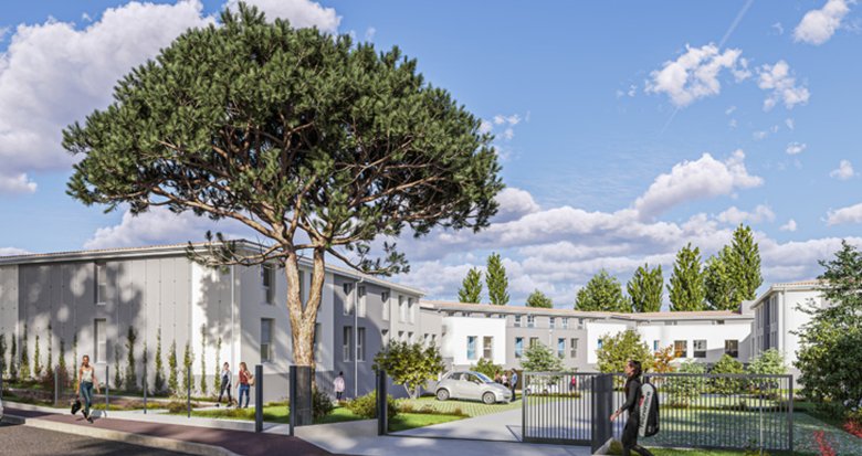 Achat / Vente appartement neuf Villenave-d’Ornon résidence étudiante à 20 min en bus du campus (33140) - Réf. 12765