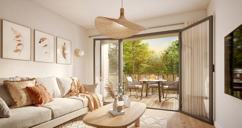 Achat / Vente appartement neuf Lacanau résidence de tourisme à 1.5km de la plage (33680) - Réf. 12670