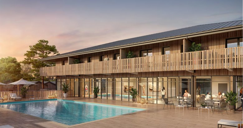 Achat / Vente appartement neuf Lacanau résidence de tourisme à 1.5km de la plage (33680) - Réf. 12670
