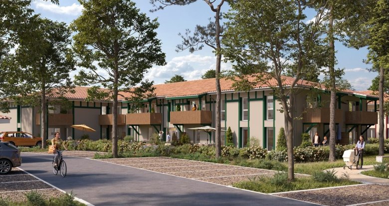 Achat / Vente appartement neuf Le Barp à 30 min de Bordeaux et du Bassin d’Arcachon (33114) - Réf. 13674